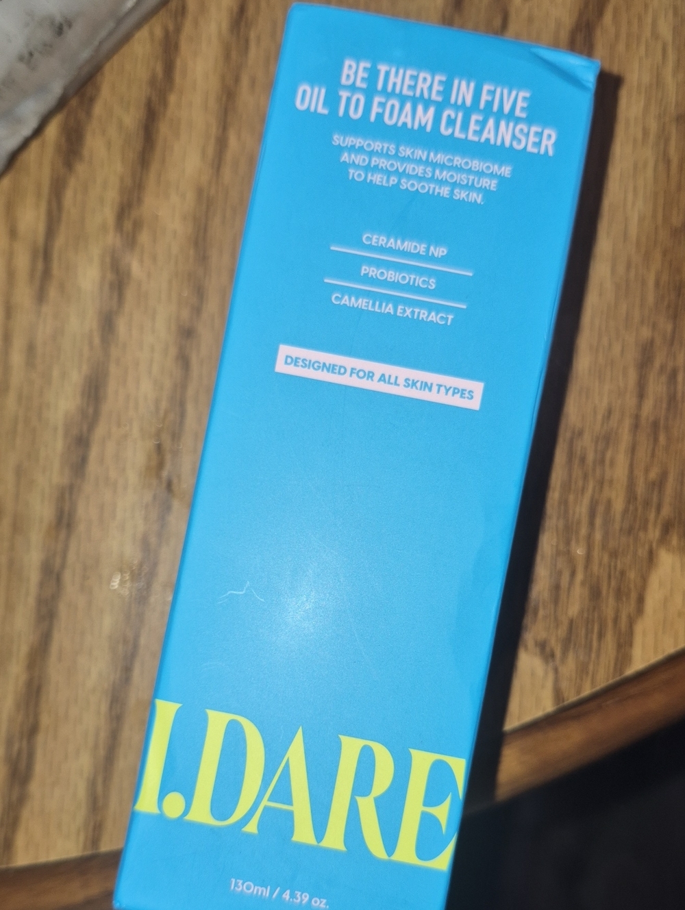 Be There In Five Oil to Foam Cleanser - I. Dare Nwt